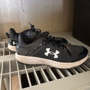 Under Armour boys turf Black football Shoes